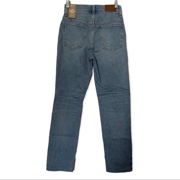 NWT Madewell The Perfect Vintage Jean in Coney Wash: Destroyed Edition Size: 24 - Picture 12 of 13